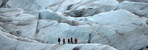 Wanderung am Gletscher