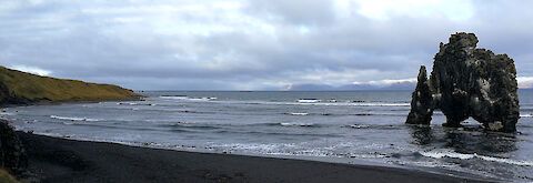 Hvítserkur auf der Halbinsel Vatnsness in Island
