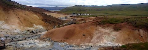 Geothermalgebiet auf der Reykjanes-Halbinsel